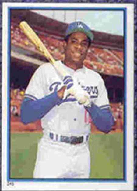 1983 Topps Baseball Stickers     245     Dusty Baker